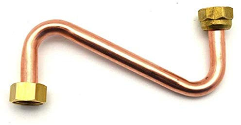 Tubo ad S in rame per cassetta di scarico wc