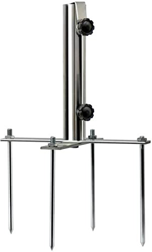 LEcylankEr Sonnenschirmständer - Sonnenschirmhalter aus Schwermetall, Erdspieß für Sonnenschirm Rasendorn für Sonnenschirm für Strand, Sand, Rasen