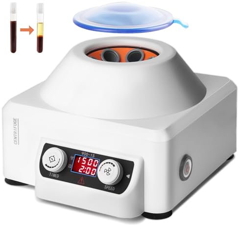 Soojook Centrifugeuse de Laboratoire, 6x10ml Centrifugeuse PRP 4000rpm 1685xg RFC 1-99min LCD centrifugeuse laboratoire 220V