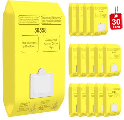 30 Pack Vacuum Cleaner Bags Replacement for Kenmore Canister Type C/Q 5055 50558, Type C-5 C-18,200 series, 400 series, 600 series, 700 series, 800 series Vacuums