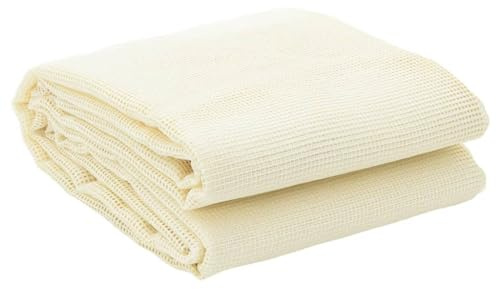 vidaXL Zeltteppich, Vorzeltteppich rutschfest, Zelteppich für Wohnwagen Wohnmobil, Vorzeltboden Teppich Bodenmatte für Innen Außen, Creme 4,5x2,5m