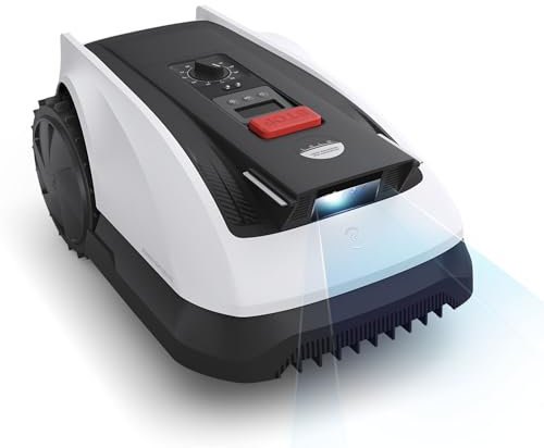 ECOVACS GOAT O800 RTK Robot Tagliaerba Senza Filo Perimetrale 800m², RTK+Vision Potenziata da LiDAR Rasaerba Robot, Mappatura Automatica, Passa percorso di 0,7 m, Taglio dei bordi, Pendenza 45%
