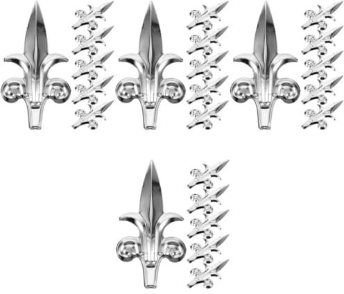 jojofuny 24pcs Fence Decor Accessory Garden Fence Post Decoration Gate Finials Decorative Gate Toppers Topper Finials Outdoor
