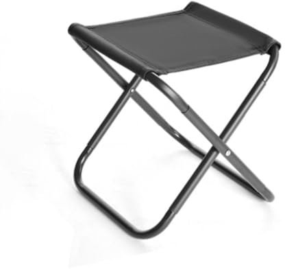 YHDMDQ Campinghocker Faltbar Ultraleicht, 24cm 27cm 28cm Tragbarer Klapphocker Camping Hocker Mit Tragetasche, Mini-Faltstuhl Für Camping Wandern Angeln(Black,11in/28cm)
