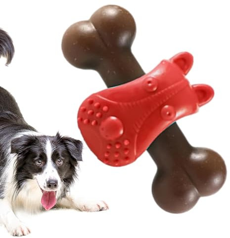 Kauspielzeug für Welpen, Kauspielzeug für Hundeknochen, Welpenspielzeug zur Zahnreinigung, sicheres und harmloses Knochenspielzeug, Haustier-Hundespielzeug für große Hunde, Beißspielzeug und