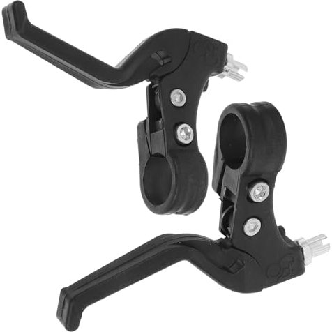 YARNOW 3 Paare Bremshebel fahrradbremse bike brakes fahhradlenker fahhrad zubebör bike gadgets Griff Ratsche Sitz Messgerät Pflicht Felgenbremse Seitenzugbremse Aluminiumlegierung Black