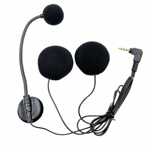 Générique Altoparlanti per Cuffie | Kit di Comunicazione Moto per Caschi | Auricolari Interfono Modulare Audio HD per Corsa Città Avventura Escursionismo Motocross