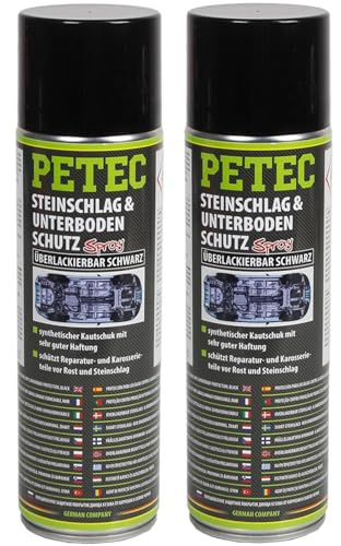 PETEC 2x 73250 Unterbodenschutz | 2x 73250, PETEC Steinschlag & Unterbodenschutz,