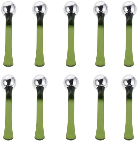 Ipetboom 10stücke Metall Augencreme Applikator Massageroller für Gesichtspflege-werkzeug mit Kugelmassagefunktion zur Reduzierung von Schwellungen und Verspannungen