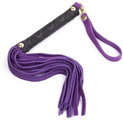 Generico Frusta da addestramento equestre a Forma di Coda di Cavallo, Frusta da Comando for Equitazione, Strumento for domare i Cavalli(Purple)