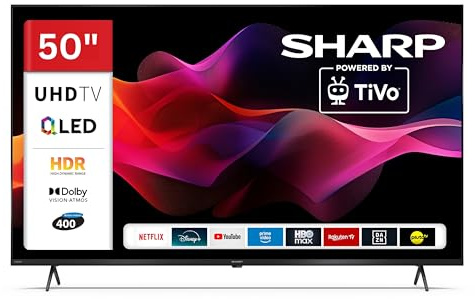 SHARP 50HM5745E QLED Fernseher 50 Zoll Smart TV 4K UHD Dolby Vision HDR