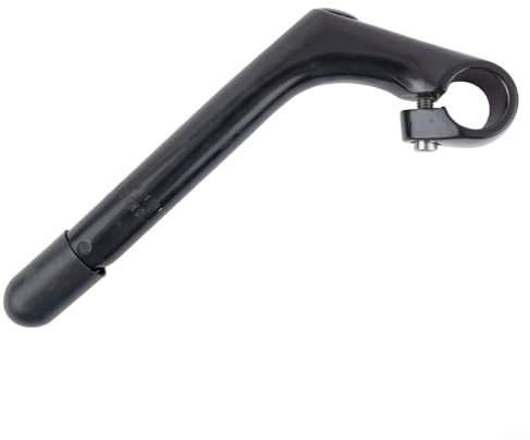 FABULETTA Attacco manubrio per bicicletta, in lega di alluminio, forma a collo di cigno 80 x 180 mm, per forcelle anteriori da 22,2 mm e 25,4 mm, leggero, confortevole, focalizzato sul manubrio MTB