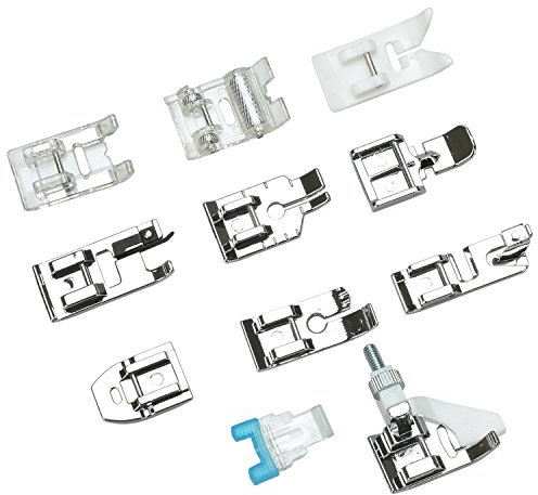 Willingood, 11 Stück Multifunktions Nähfuß, Nähfüsse, Zubehör Set für Nähmaschine von W6, Brother, Singer, Privileg, Janome, Husqvarna und mehr