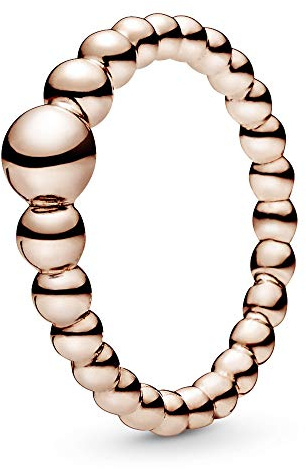 Pandora Damen-Partnerschaftsringe Silber_vergoldet mit '- Ringgröße 54 187536-54