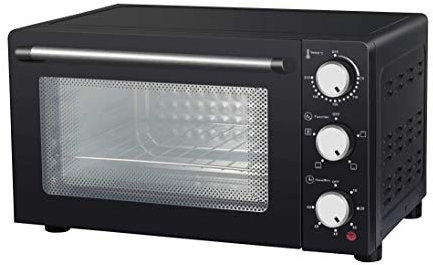 Melchioni Family | Forno Elettrico Ventilato ENJOY 24, Capacità 24 litri, 1200W, Multicottura con Timer 60 Minuti, Termostato Regolabile fino a 230° C