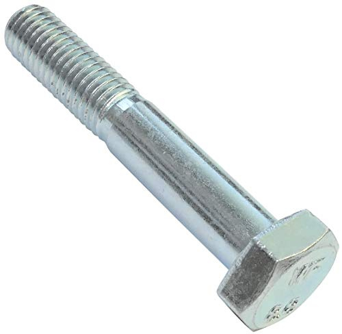 AERZETIX - C47526 - Satz von 20 stück - bolzen sechskantschrauben M10x60 mit teilgewinde - mit sechskantkopf - Ø10x60mm - DIN 931 - klasse 8.8 - aus verzinktem stahl - heimwerken - montagewerkzeug