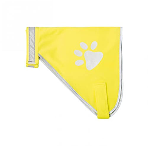 Hundewarnweste in Größe L - Reflexweste für Hunde mit Klettverschluss am Hals und am Bauch, damit Ihr liebster Vierbeiner bei schlechten Sichtverhältnissen sofort gesehen Wird