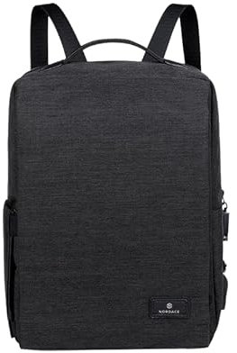 Nordace Siena II miniryggsäck – svart, laptopväska, ryggsäck, liten ryggsäck, bärväska, dagsryggsäck, skolryggsäck, arbetsryggsäck, businessryggsäck, usb, vardagsryggsäck