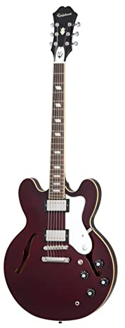 Epiphone Noel Gallagher Riviera Dark Wine Red - Halbakustik Gitarre