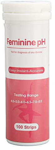 100pcs PH teststreifen scheide für vaginale infektionen, genaue säure PH teststreifen vaginaler PH selbsttest zur früherkennung bakterieller infektionen