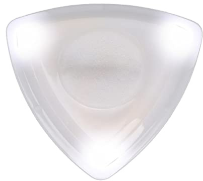 Pick-Ersatz, Einfach zu Bedienen, Gute Zähigkeit, LED-Licht, Gitarren-Plektrum, Geringer Stromverbrauch, Langlebig, mit CR1220-Batterie für Saiteninstrumente (Weiss)