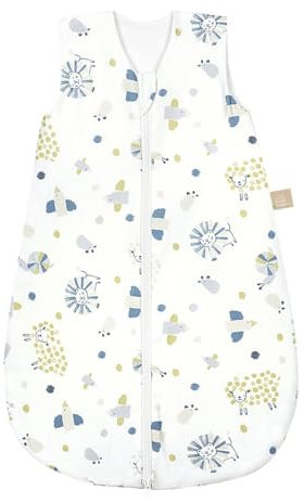 Odenwälder BabyNest Basic Schlafsack unwattiert wildlife grey / 110