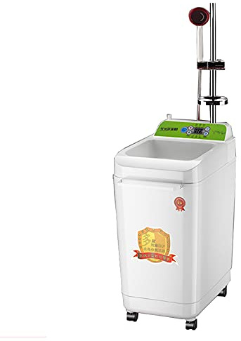 YYUINU 2000W Smart Durchlauferhitzer Garten,Camping Dusche,Intelligentes LCD-Panel, 24-Stunden-Termin, Antibakterielle UV-Lampe, Anzug Aus Edelstahl 304,100L