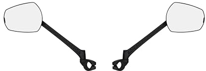 ZEFAL Espion E80 Pack - Set aus zwei Fahrradspiegeln für links und rechts - Elektrofahrrad-Zubehör zur Verbesserung der Sichtbarkeit - Lenkerhalterung - 110 cm² - Made in France
