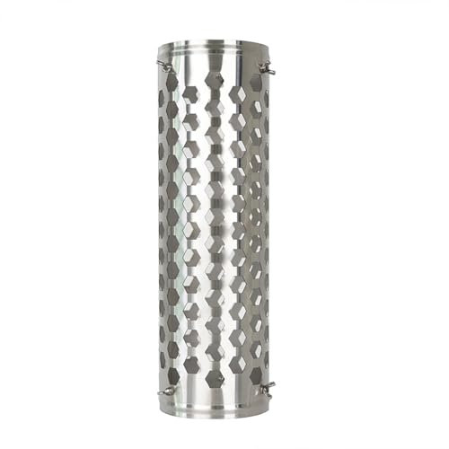 WUUKEPSG Zeltkamin-Ofenrohrkappe, 90 X 320 Mm/108 X 350 Mm Edelstahl-Funkenschutz-Kaminkappe, Verbrühungsschutz Für Ofenrohr/108 * 350Mm