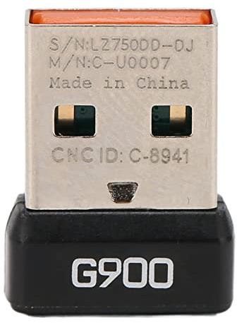 Vikye Adaptador USB Bluetooth para PC, Receptor Dongle Plug and Play 2.4G, Receptor de Mouse Portátil Apto para Computadora Portátil de Escritorio, para Mouse Inalámbrico G900