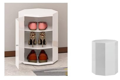 Schuh-Organizer-Schrank, drehbarer Schuhregal-Turm, Schuhschrank für den Eingangsbereich, verstecktes Schuhregal, rotierender Schuhschrank, vertikales rundes Schuhregal, Aufbewahrung, Schuhschrank,