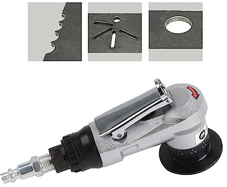 Herramientas Neumáticas, Máquina Biseladora Neumática, Mini Herramienta Manual de Biselado de Aire Recto con Rebabas de de 45 ° para Recorte de Metal Interior, Amoladoras