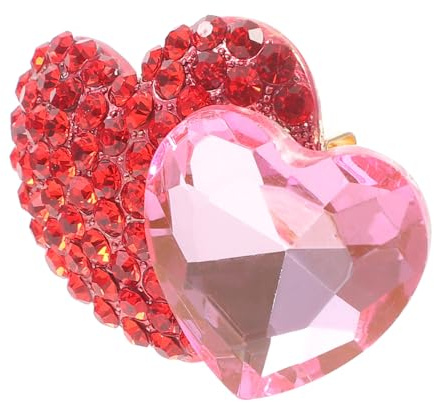 CONGARTENO Herz-brosche Für Damen Romantische Strass-anstecknadel Herzform Eleganter Schmuck Für Valentinstag Hochzeiten Und Besondere Anlässe Modische Accessoires Für Jeden Tag