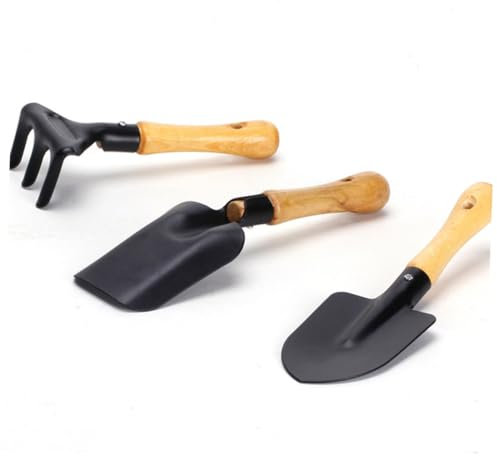 Toyvian 3st Werkzeuge Für Topfpflanzen Gartengeräte Für Bonsai-Werkzeuge Mini Topfwerkzeuge Für Mini-rechen-kit Black