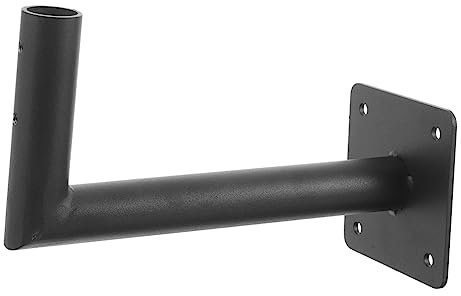 Amosfun 3 Sets Weather Vane Bracket Weather Station Weather Vane Mounting Pole Solar Post Fixture Top Weather Vanes Mount Solar Panel Outdoor Antenna Pole Poles Roof Wrought Iron Black
