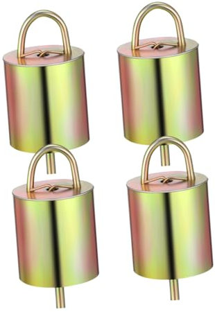 PartyKindom 4 Stück Metallglocken Anhänger Für Schafe Und Vieh Laute Kuhglocken Aus Metall Vintage Schafglocken Zum Hängen Kleine Glocken Als Lärmerzeuger Für Tiere