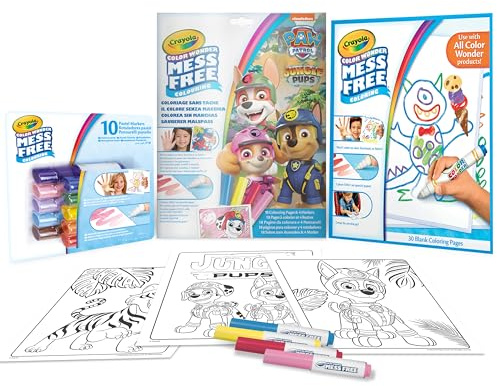 CRAYOLA - Color Wonder 7609 Colour Wonder Set Convenience Colour Without Stain, Paw Patrol Theme, Creative Activity for Children, Age 3,4,5 Years