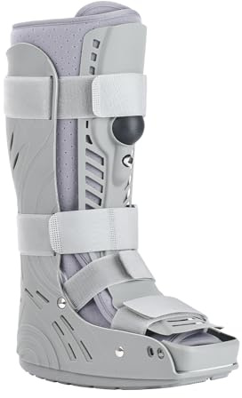Mathgetin Air CAM Walker Fracture Boot, Tall Medical Walking Boot for Broken Foot, Inflatable Orthopaedic Boot for Foot & Ankle Injury Recovery (Small)