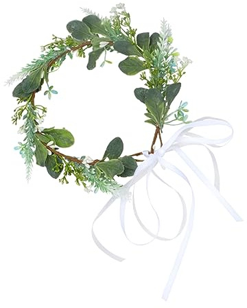 PRETYZOOM Künstlicher Lavendel Blumenkranz Haarschmuck Damen Leichtes Stirnband Für Hochzeit Party Strandurlaub Für Feiern Und Besondere Anlässe