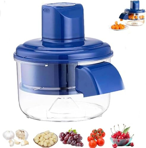 Marlenen 2025 Automatic Fruit and Vegetable Peeler, Automatic Veggie Peeler, Grape Peeling Machine, Electric Grape Peeling Machine, Multifunctional Automatics Garlic Peelers Tool for Garlic, Grapes