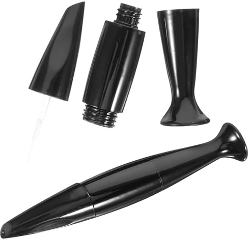 DECOMELODY Leere Nagelölstifte mit Pinsel Auslaufsicherer Diamantkleber Applikator für Nageldesign Wiederbefüllbar Geruchsneutral für Unterwegs