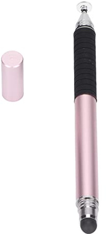 Risegun Penna stilo Alta precisione Design a doppia punta ad alta sensibilità Impugnatura comoda per disegnare e scrivere su tablet Android Dispositivi touch screen capacitivi per (Rosa)