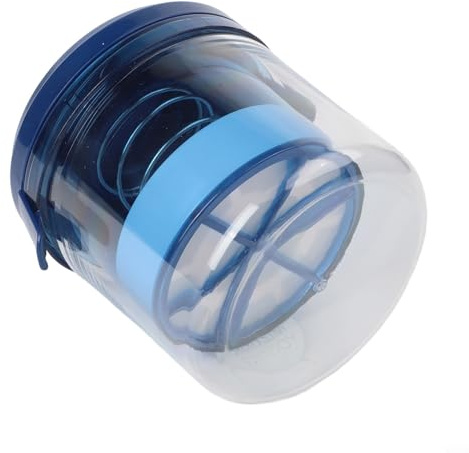 PureBowlic Filtro de yogur y separador de suero de leche, kit para hacer queso con resorte y caja de doble capa, colador de drenaje de plástico transparente para yogur griego casero o kéfir, tamaño