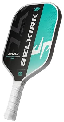 Selkirk Sport SLK Evo 2.0 Control MAX Pickleball-Paddel, G8 Power Kohlefaser, Pickleball-Paddel mit Spinflex-Oberfläche und Rev-Control-Polymerkern, Dude Perfect