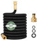 50FT Expandable Garden Hose, Never Kink Flexible Retractable Garden Hose Pipe for Garden Watering Lawn Pet Bathing Car Washing (Black Reaching 50FT After Expansion)