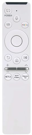 AULCMEET Fjärrkontroll BN59-01330J ny ersättning röstfjärrkontroll lämplig för Samsung Frame Smart TV QE50LS03TAS QE75LS03TAS QE43LS03TAS QE65LS03TCS QE65LS03AAUXXN QE32LS03TB