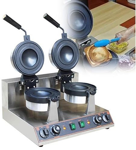 Máquina para hacer hamburguesas antiadherente, Ufo Burger Maker 1300W, máquina para hacer paninis, máquina para hacer hamburguesas antiadherente comercial, temperatura ajustable de 50 a 300