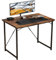 JUMMICO Schreibtisch 80 x 50 x 75 cm, Kleiner Tisch Computertisch Bürotisch für Arbeitszimmer, Computertisch Klein für Home, Office, Braun