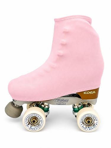 Genérico CRLSPORT Cubre patín para niña y Mujer, Funda Patin, Professional Skating, Patinaje Hielo,artístico o en línea. 180 Densidad. Talla Universal Adulto y niños. Color Rosa Bebé