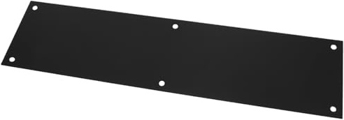 VILLFUL Zócalo de Acero Inoxidable 100X400 MM Protector de Zócalo Metálico para Puertas Interiores y Exteriores Placa Protectora Resistente Intemperie y Antipolvo para Entradas
